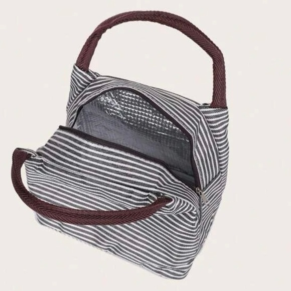 Striped Pattern Lunch Box - Insulated Interior - Picture 4 of 5